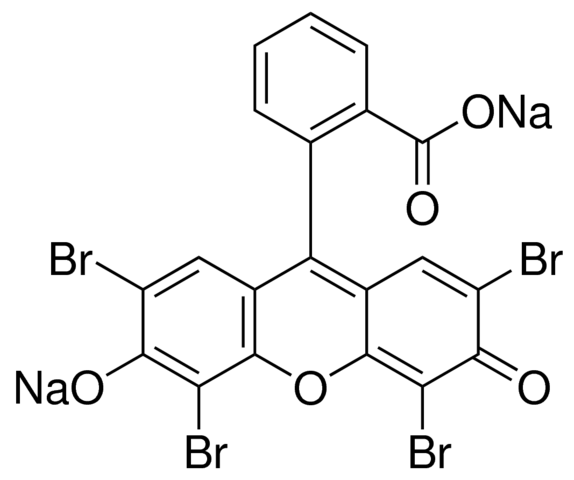 Eozín Y, rozpustný v liehu (C.I. 45380)